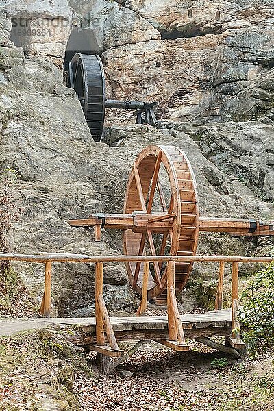 Wasserräder der Regensteinmühle bei Blankenburg Harz