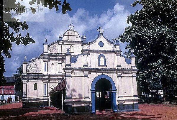 Orthodoxe Kirche St. Georg in Paliakara  Kayamkulam  Thiruvalla  Kerala  Südindien  Indien. Ein Pilgerzentrum der Malankara Orthodoxen Kirche