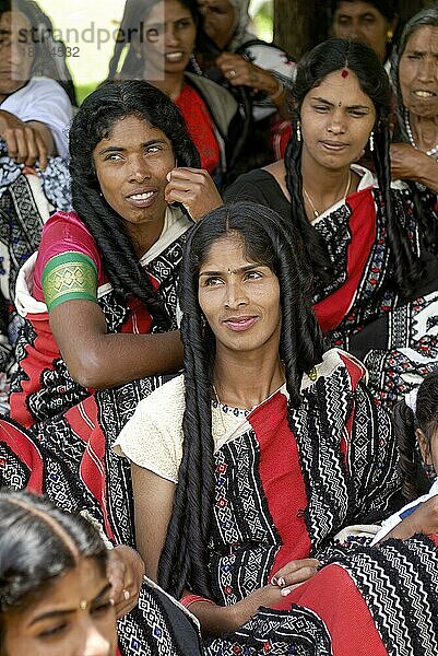 Toda  einer der großen indischen Ureinwohnerstämme  Nilgiris  Ooty Udhagamandalam  Tamil Nadu  Südindien  Indien  Asien