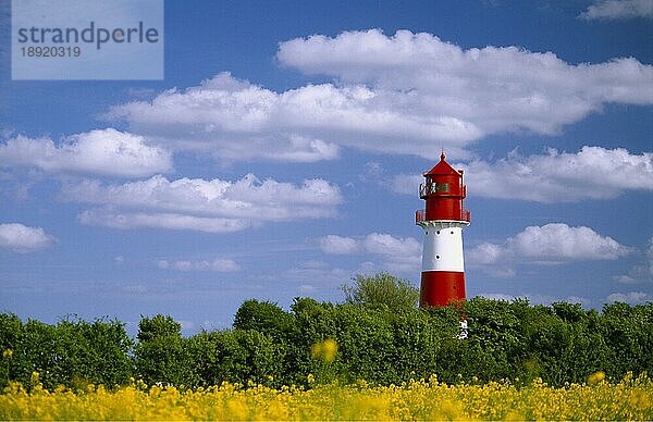 Leuchtturm bei Pommerby  Angeln  Schleswig-Holstein  Deutschland  Europa