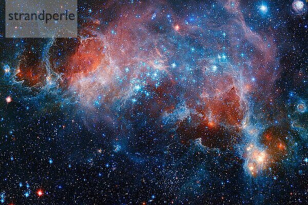 Sternhaufen im tiefen Weltraum. Galaxie der Milchstraße Elemente dieses Bildes wurden von der NASA zur Verfügung gestellt