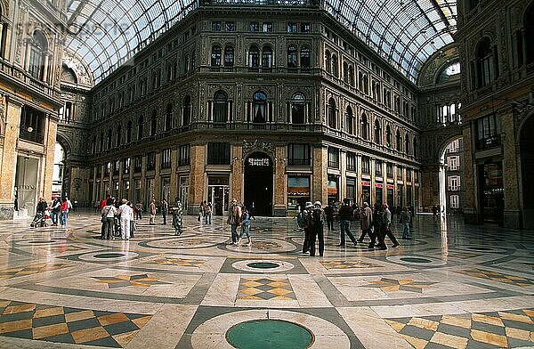 Einkaufszentrum  Galleria Umberto  Neapel  Kampanien  Italien  Europa