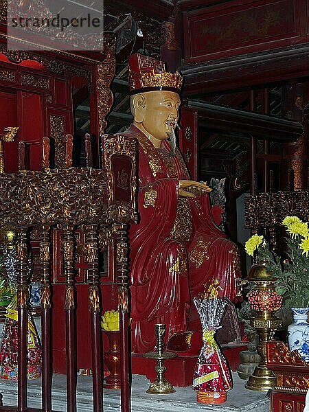 Vietnam  Hanoi  Van-Mieu-Tempel  dem Confusius geweiht  erbaut im Jahr 1070  Asien