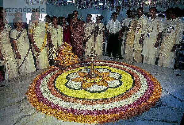 Onam Fest  Kerala  Südindien  Indien  Asien