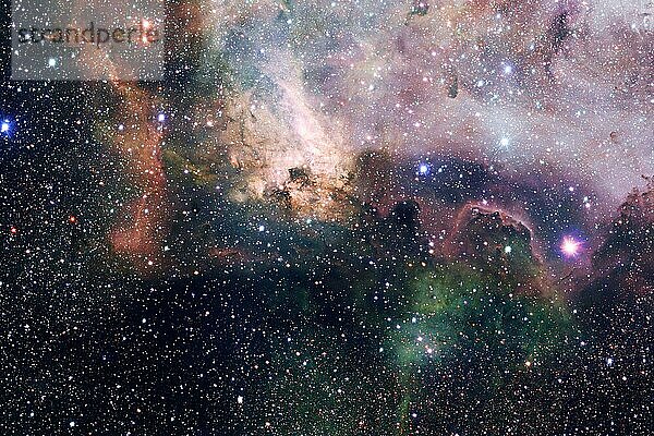 Awesome der endlosen Kosmos. Science-Fiction-Tapete. Elemente dieses Bildes von der NASA zur Verfügung gestellt