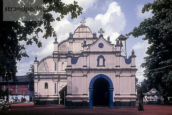 Orthodoxe Kirche St. Georg in Paliakara  Kayamkulam  Thiruvalla  Kerala  Südindien  Indien. Ein Pilgerzentrum der Malankara Orthodoxen Kirche