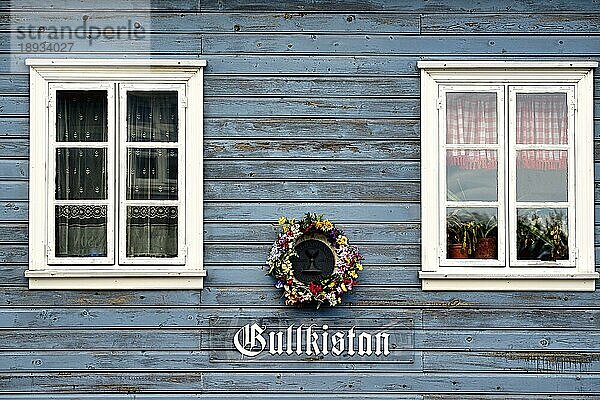 Traditionelles Haus in Reykjavik. Island