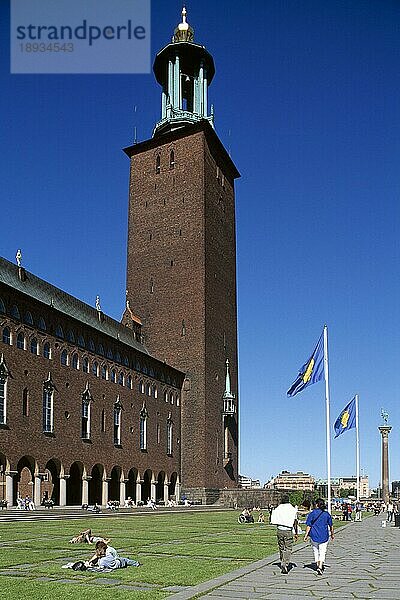 Rathaus  Stockholm  Schweden  Europa