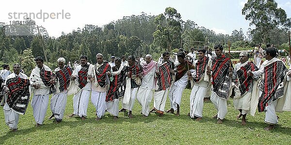 Toda dance  Ooty  Udhagamandalam  Tamil Nadu  India