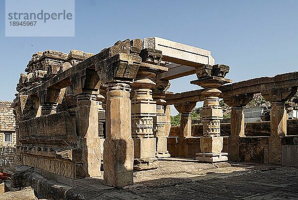 Jain-Tempel in Aihole  Karnataka  Südindien  Indien  Asien