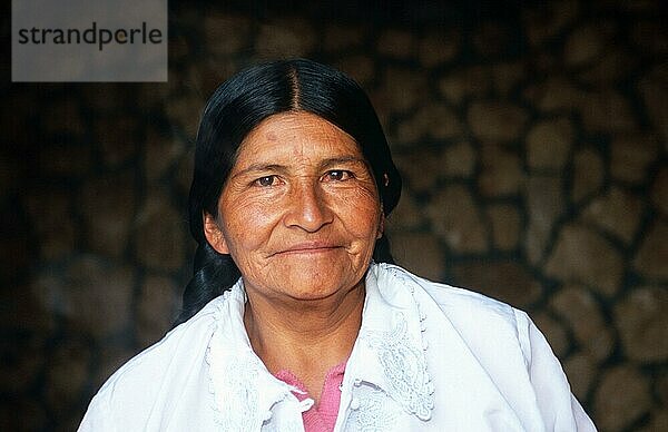 Frau  Huancayo  Peru  Südamerika