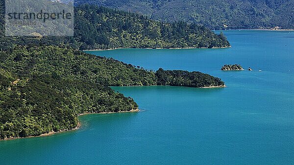 Schöne Landschaft in Neuseeland. Natur Hintergrund