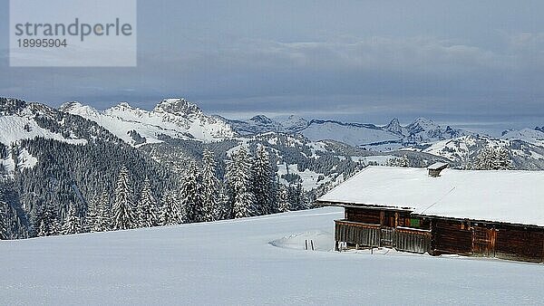Idyllische Winterlandschaften im Berner Oberland