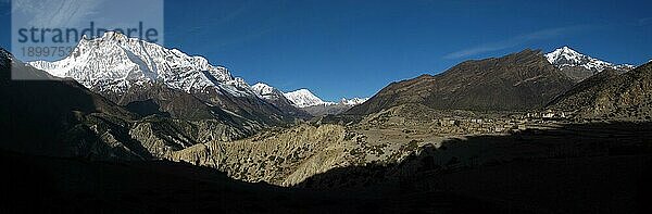 Schönes Panorama im Himalaya