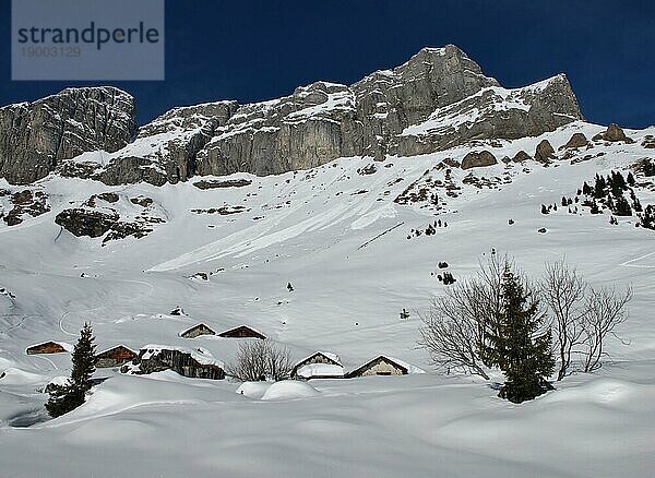 Wunderschöne Winterlandschaften in den Alpen