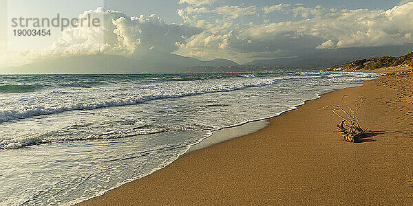 Komo-Strand in der Nähe von Matala  Iraklion  Kreta  griechische Inseln  Griechenland  Europa