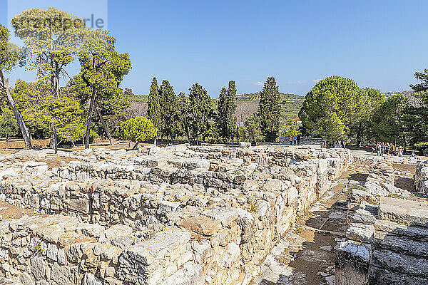 Ancient city of Knossos  Iraklion  Crete  Greek Islands  Greece  Europe