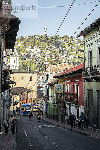 Viertel San Sebastian  Quito  Pichincha  Ecuador  Südamerika