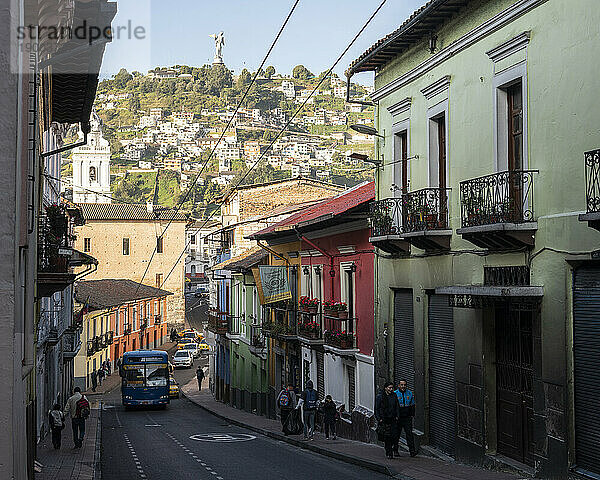 Viertel San Sebastian  Quito  Pichincha  Ecuador  Südamerika