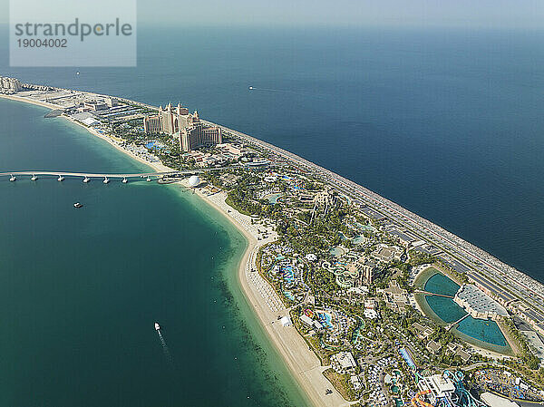 Luftaufnahme von Palm Jumeirah  Dubai  Vereinigte Arabische Emirate  Naher Osten