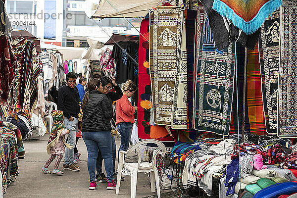 Otavalo-Markt  Imbabura  Ecuador  Südamerika