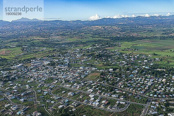 Luftaufnahme von Nandi  Viti Levu  Fidschi  Südpazifik  Ozeanien