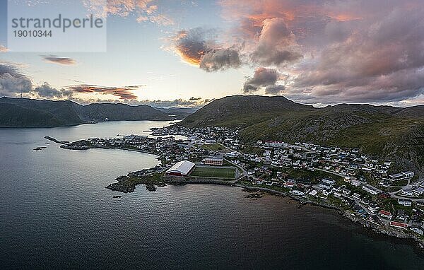 Honningsvåg  Insel Magerøya  Nordkapp  Troms og Finnmark  Norwegen  Europa