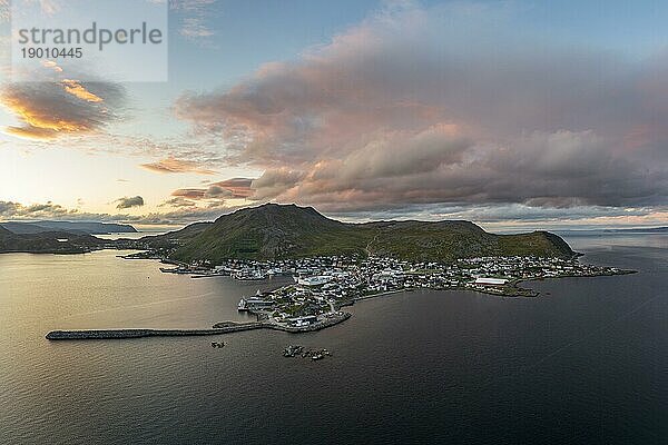 Honningsvåg  Insel Magerøya  Nordkapp  Troms og Finnmark  Norwegen  Europa