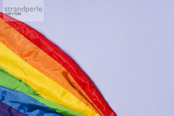 Close up Homosexuell Stolz Flagge Regenbogenfarben. Auflösung und hohe Qualität schönes Foto