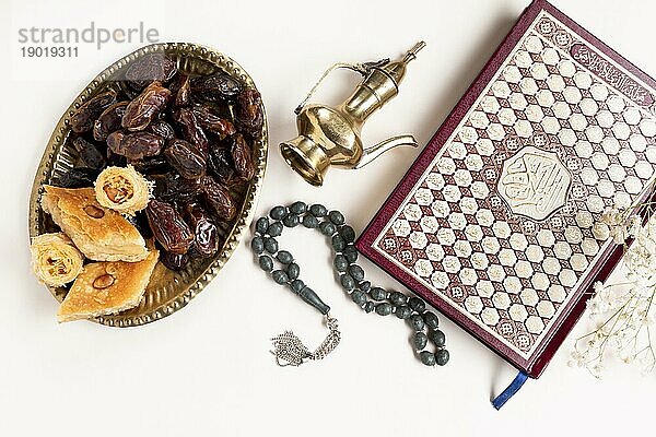 Ansicht neues Jahr islamische traditionelle Elemente. Foto mit hoher Auflösung