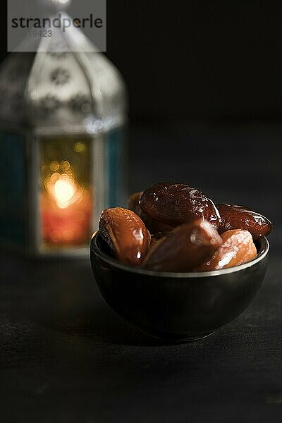 Close up Kerze Snacks Ramadan. Auflösung und hohe Qualität schönes Foto