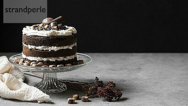 Vorderansicht köstlichen Kuchen Konzept 2. Auflösung und hohe Qualität schönes Foto