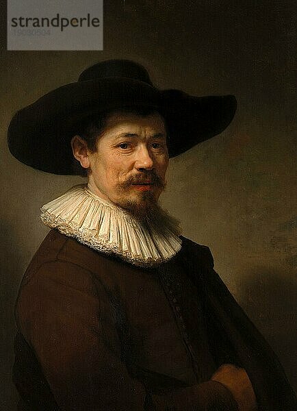 Herman Doomer (ca 1595-1650)  Gemälde von Rembrandt van Rijn (1606) (1669)  Historisch  digital verbesserte Reproduktion einer Vorlage aus der damaligen Zeit