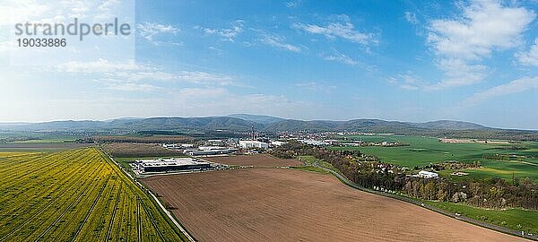 Luftbild Panorama Blick Richtung Ilsenburg im Harz