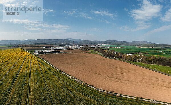 Luftbild Panorama Blick Richtung Ilsenburg im Harz