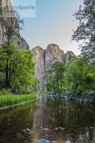 Malerische Aussicht auf den Gila River  Zentral-New Mexico  New Mexico  USA