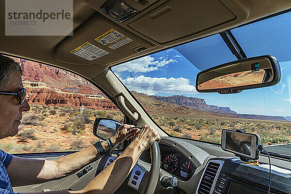 VermillionÃ¢â?¬Â Cliffs Scenic Highway  Arizona  USA