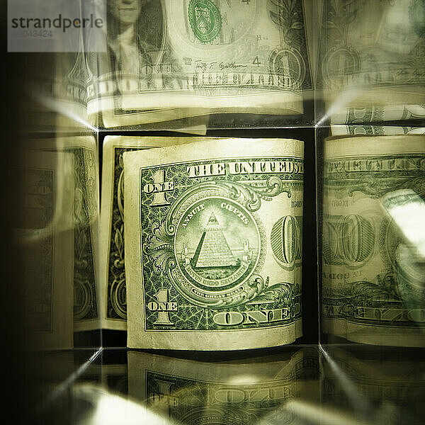 Ein-Dollar-Scheine der Vereinigten Staaten (1 $).