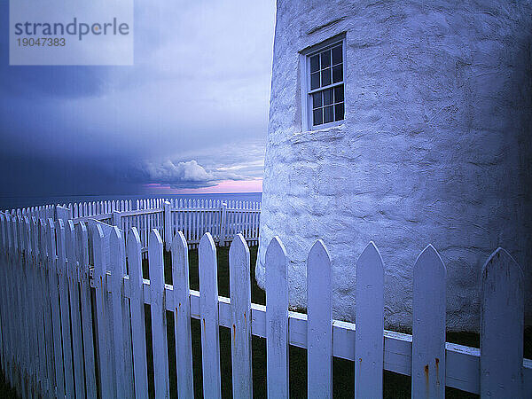 Pemaquid Point Leuchtturm in Bristol  Maine