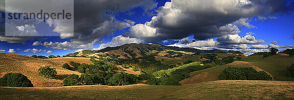 Mount Diablo liegt in der San Francisco Bay Area nordöstlich von Danville im Mount Diablo State Park  Kalifornien  USA