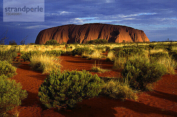 Sonnenuntergang am Ayers Rock