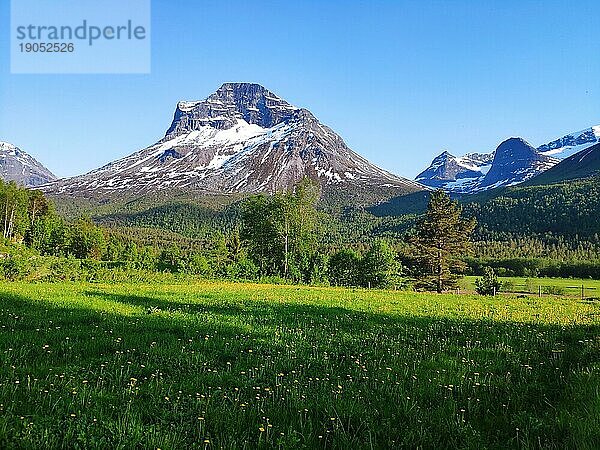 Innerdalen  Nordland  Norwegen  Europa