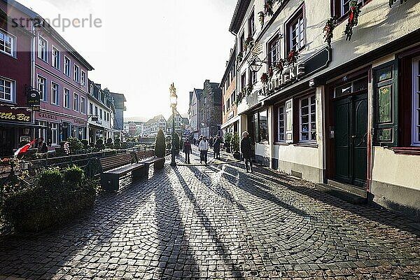 Einkaufsstraße in Bad Münstereifel  Deutschland  Europa