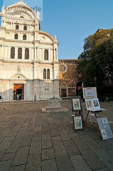 Venedig Italien San Zaccaria Kirche Vorderansicht