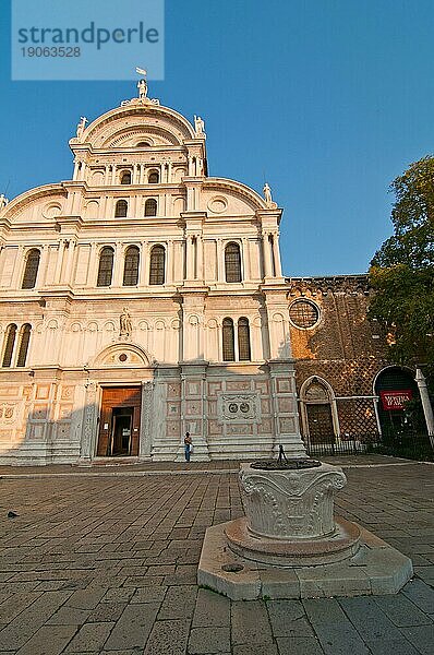 Venedig Italien San Zaccaria Kirche Vorderansicht