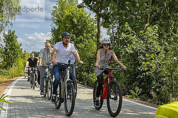 Pressetour zum Thema Radverkehr in Sachsen  mit Martin Dulig