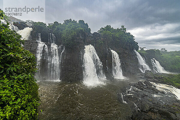 Roaring Boali Falls (Chutes de Boali)  Central African Republic  Africa