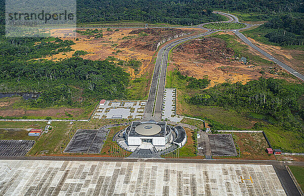 Airport of Mengomeyen  Ciudad de la Paz  Rio Muni  Equatorial Guinea  Africa