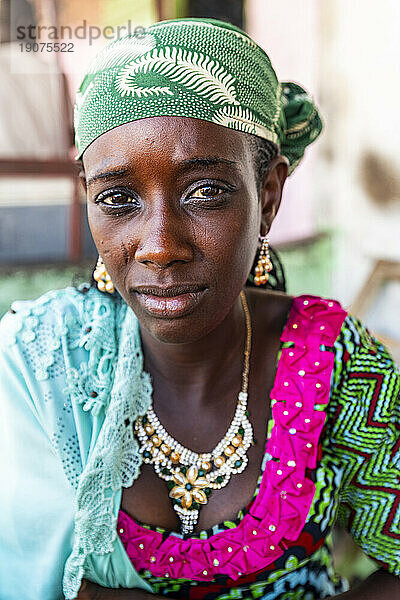 Local sales woman  Garoua  Northern Cameroon  Africa