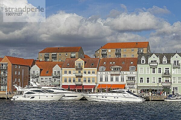 Yachten  Hafen  Sønderborg  Syddanmark  Dänemark  Europa